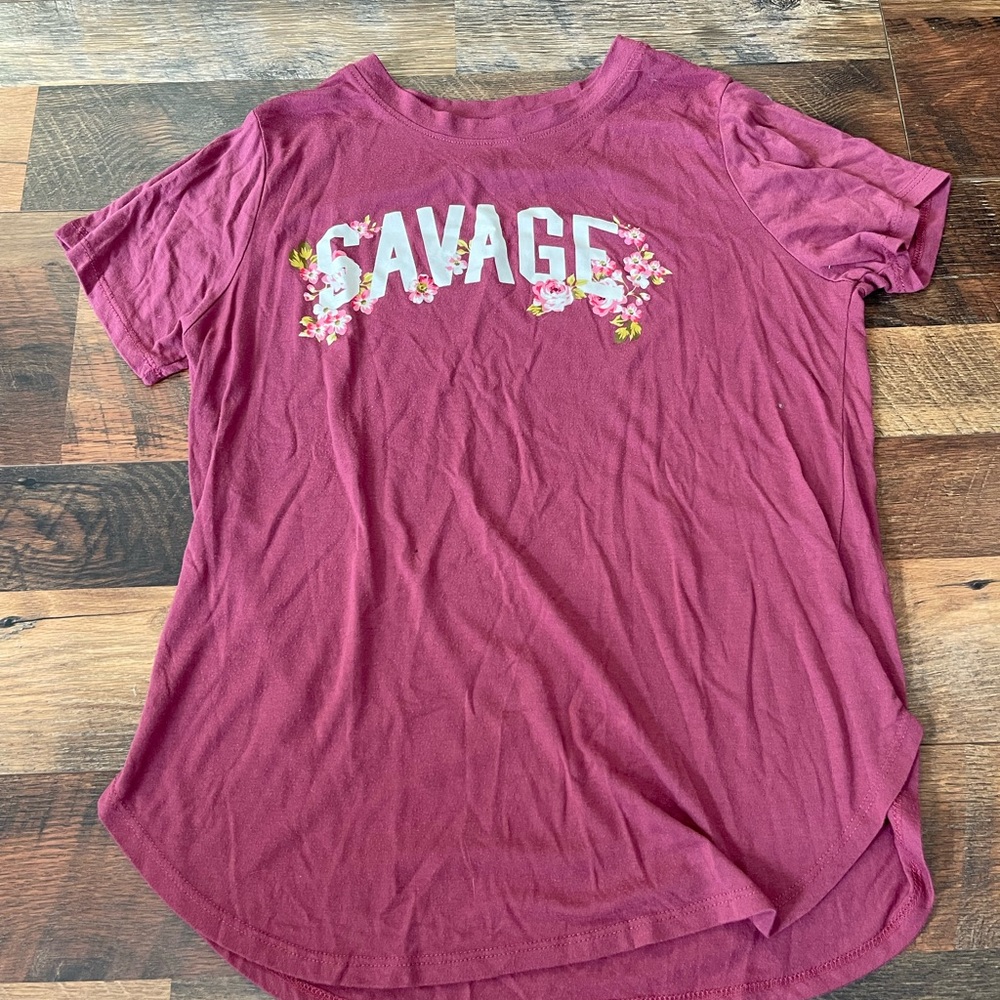 Modern Lux Purple Short Sleeve Relaxed T-Shirt